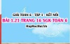 Bài 1.21 SGK Toán 6 tập 1 Kết nối tri thức